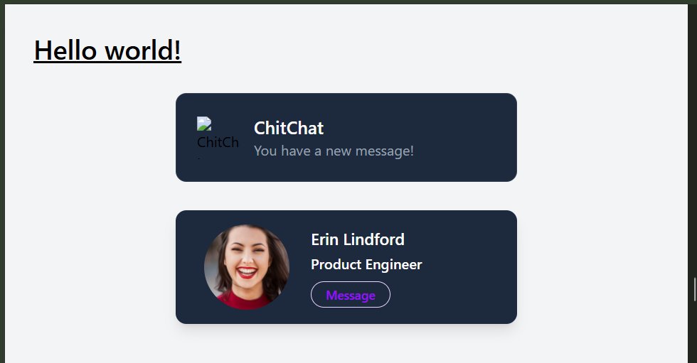 プロフィールカードをダークモードに対応した画像