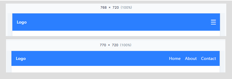 ナビゲーション: モバイルでハンバーガー、PCでフル表示